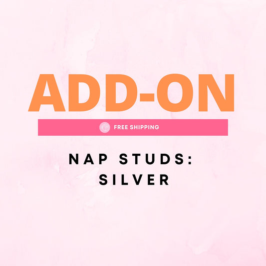 ADD ON - Nap Studs - Silver (No Display)