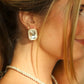 Screwback Stud Earrings - Micro Lightening Bolt