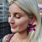 Annie Statement Earring - Pinot Noir