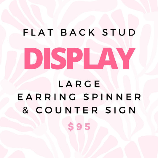 Large Spinner Display and Counter Sign - $95