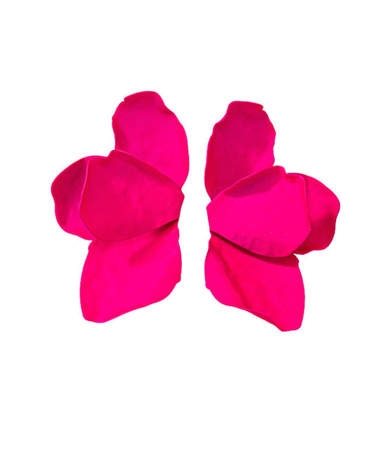 Eden Statement Earrings - Pink