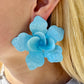 Maxine Statement Earrings - Blue