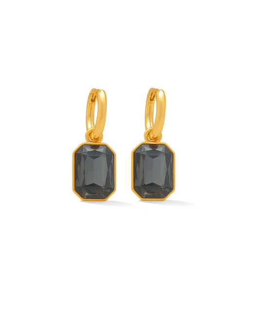 Huggie Charm Earrings - Diana Gray