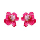 Blossom Statement Earrings - Pink