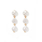 Libby - 3 Pearl - Earrings