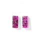Caroline - Purple Glitter - Earrings