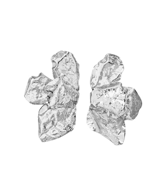 Eden Statement Earring - Silver