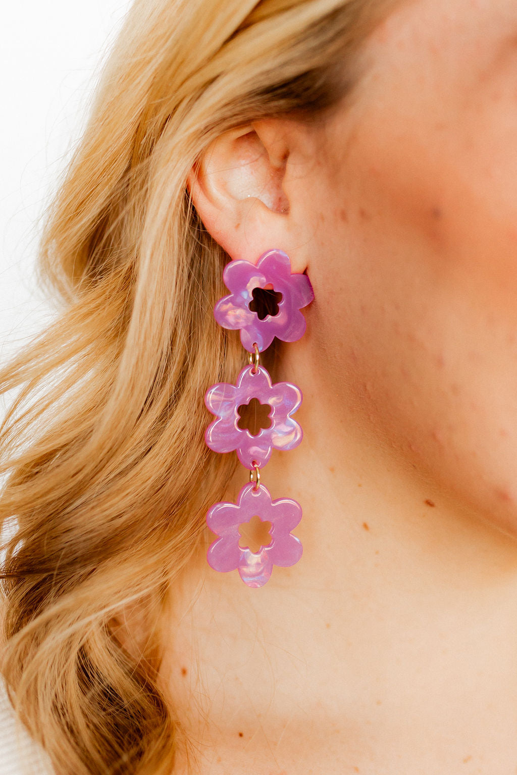 Zoey - Orchid Purple - Earrings