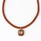 Necklace - Tailyn Rope Necklace - Rust (Preorder - Ships Sept 10)