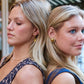 Huggie Charm Earrings - Diana Champagne