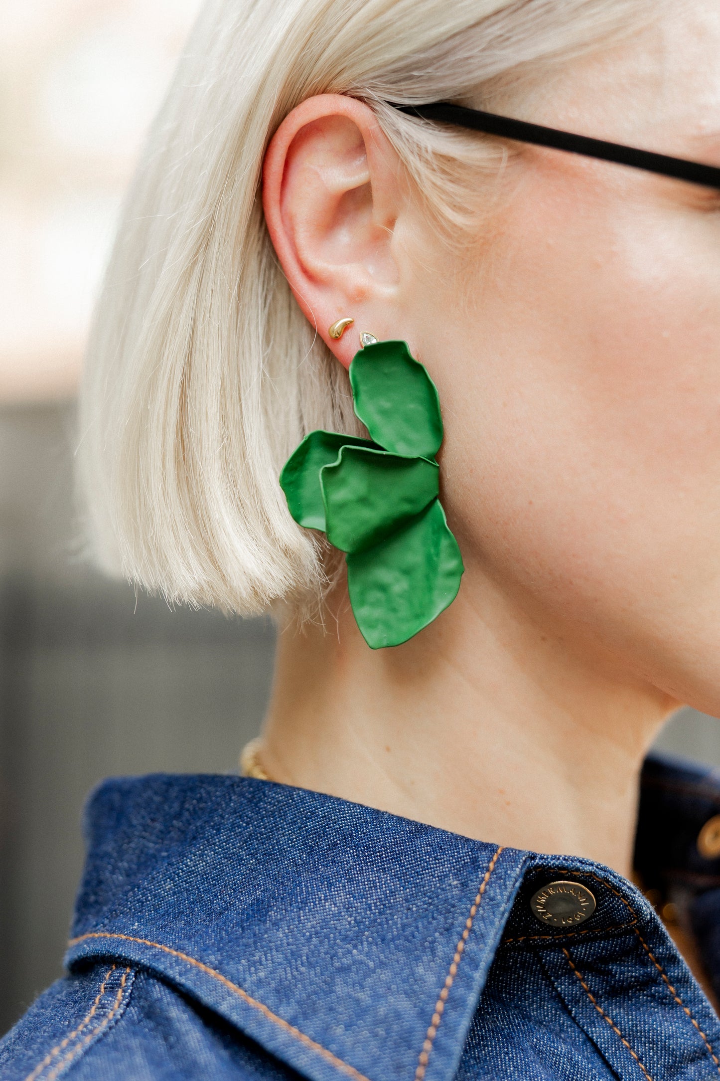 Screwback Stud Earrings - Emma Gold