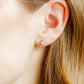 Screwback Stud Earrings - Paloma Pear Silver