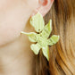 Flora Statement Earrings - Lime Zest