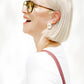 Eva Statement Earrings - White