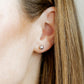 Screwback Stud Earrings - Payton Pearl Gray 5mm
