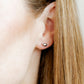 Screwback Stud Earrings - Emma Silver