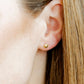 Screwback Stud Earrings - Drew Round Gold