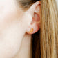 Screwback Stud Earrings - Orange Slice