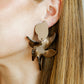 Flora Statement Earrings - Espresso