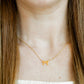 Necklace - Sadie Bow Orange