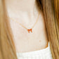 Necklace - Sadie Bow Red