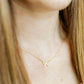 Necklace - Sadie Bow White
