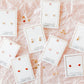 Screwback Stud Earrings - Nora Heart Red