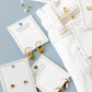 Huggie Charm Earrings - Edith Clear Gold
