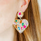 Cherie Heart Statement Earrings