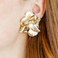 Bridget Flower Statement Earrings