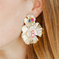 Zara Statement Earrings - Pink Gold