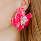 Blossom Statement Earrings - Pink