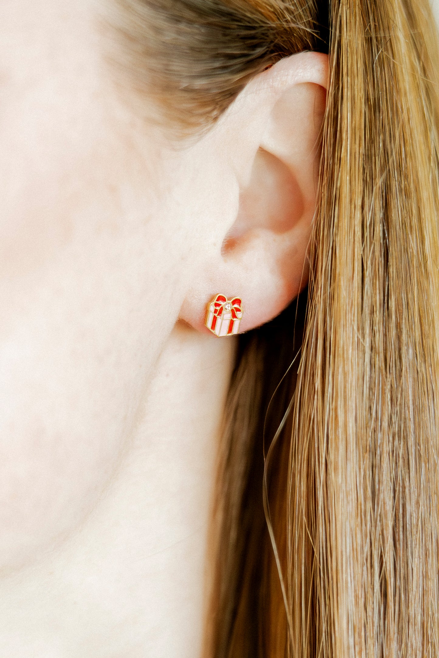 Screwback Stud Earrings - Present