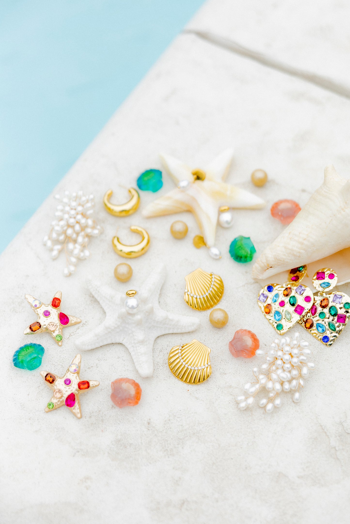 Ariel Pearl Statement Earrings