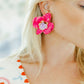 Blossom Statement Earrings - Pink