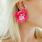 Blossom Statement Earrings - Pink