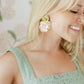 Zara Statement Earrings - Pink Gold