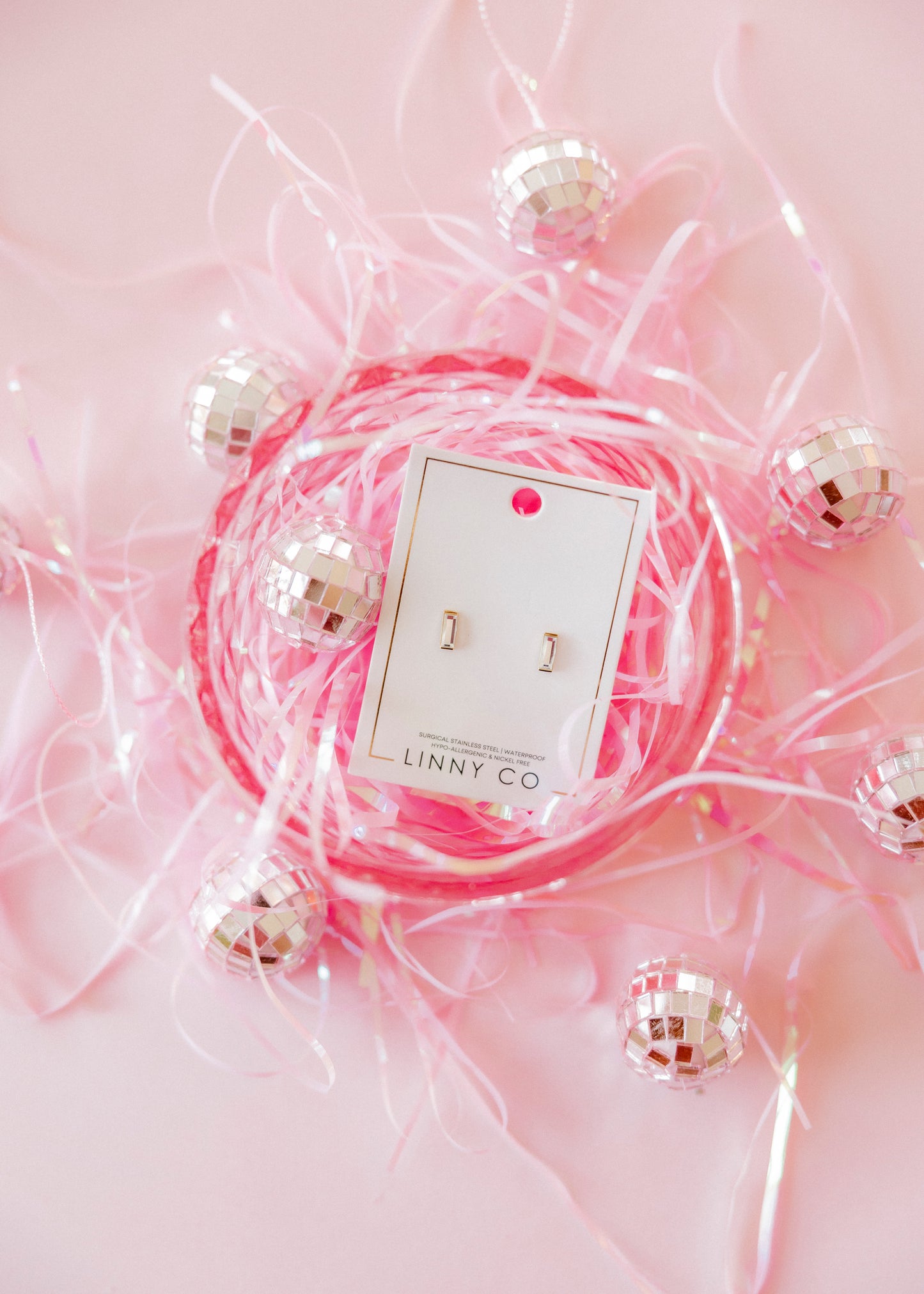 Screwback Stud Earrings - Amber