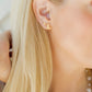 Screwback Stud Earrings - Daisy Cowgirl Boot