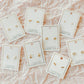 Screwback Stud Earrings - Abigail Pearl
