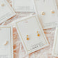 Screwback Stud Earrings - Millie Heart
