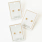 Screwback Stud Earrings - Addison Clear Gold