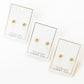 Screwback Stud Earrings - Addison Clear Gold