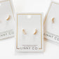Screwback Stud Earrings - Abigail Pearl