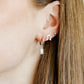 Screwback Stud Earrings - Horseshoe Silver