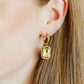 Huggie Charm Earrings - Diana Champagne