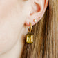Huggie Charm Earrings - Diana Champagne