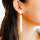 Keli - White Shell - Earrings