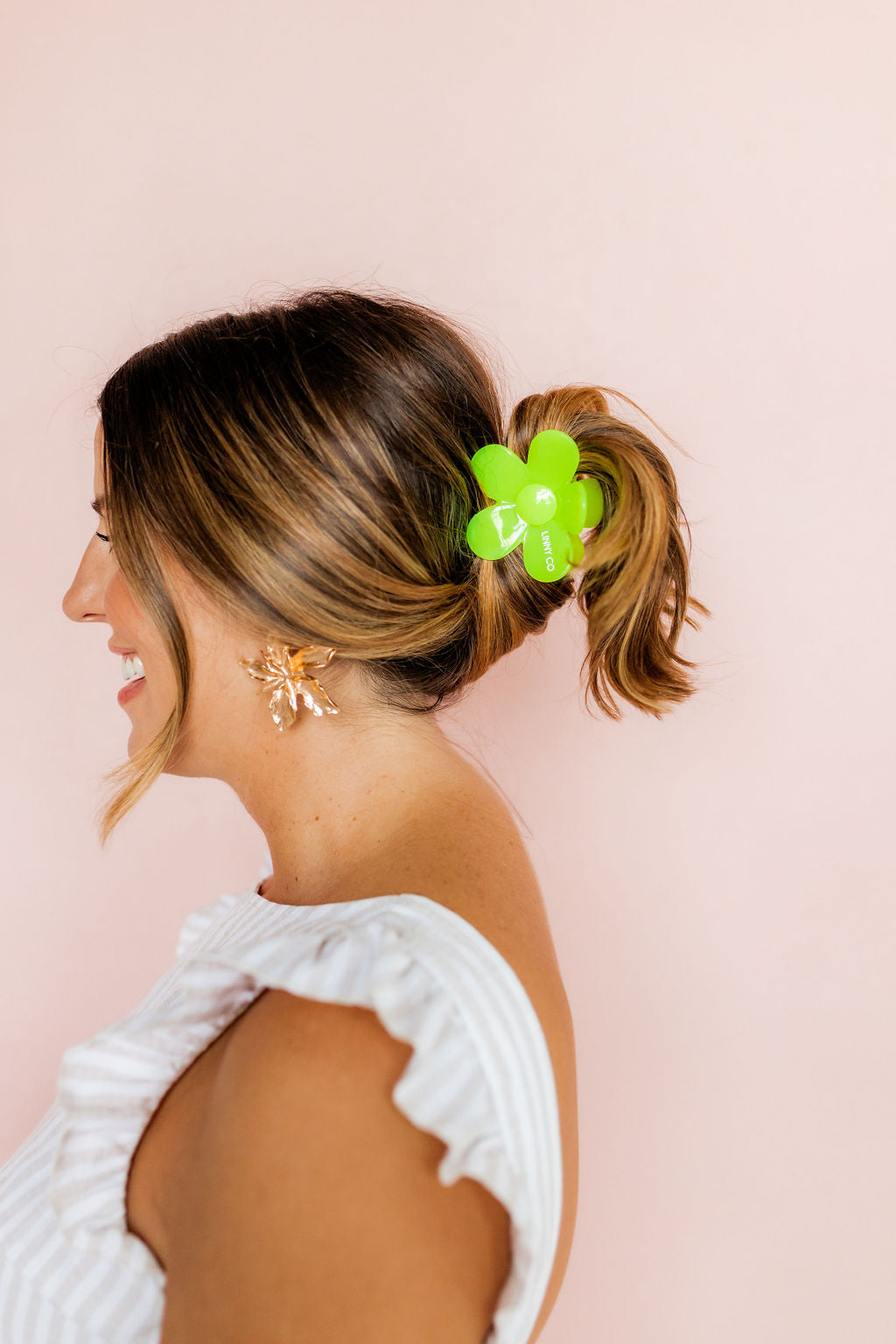 Hair Clip - Gigi - Neon Yellow