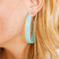 Ashley - Mega Hoop - Blue Aqua - Earrings